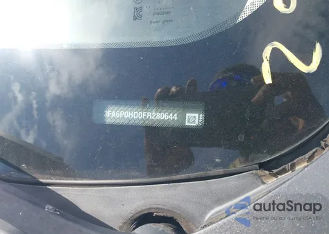 2015 Ford Fusion Se from USA, damaged, VIN 3FA6P0HD0FR280644